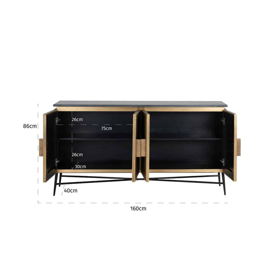 Ironville Sideboard 4-doors